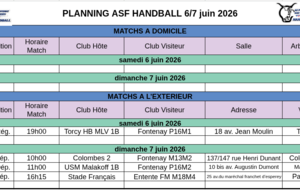 Programme du week-end du 6-7 juin