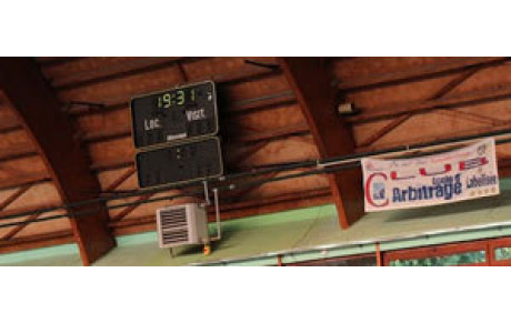 Gymnase du Parc indisponible le jeudi 28 février